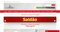 Desktop Screenshot of dompepeud.com.br