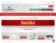 Tablet Screenshot of dompepeud.com.br